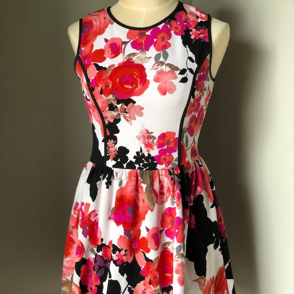 Women Love Ady Floral Knit Dress Fit & Flare style
